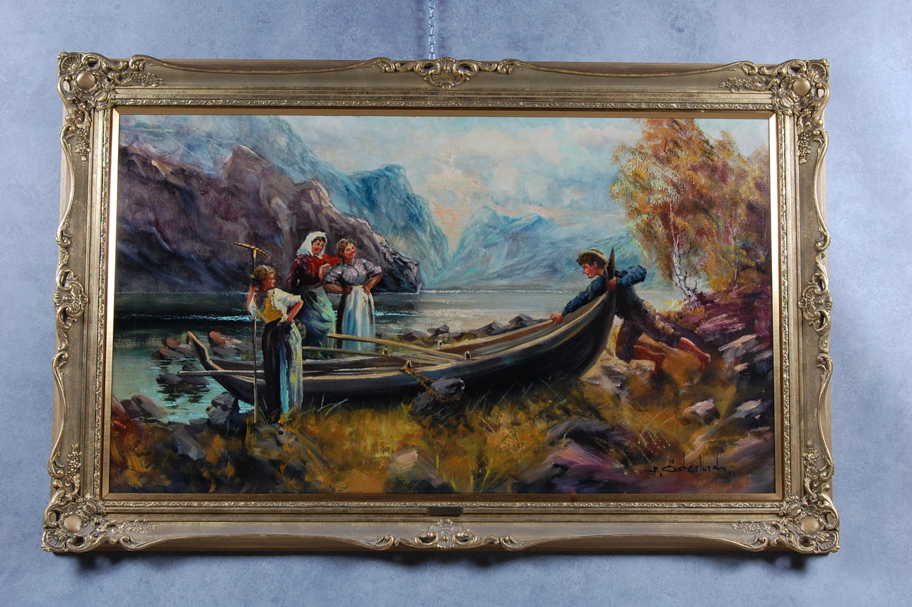 BERT ÖSTERLUND. olja på duk.