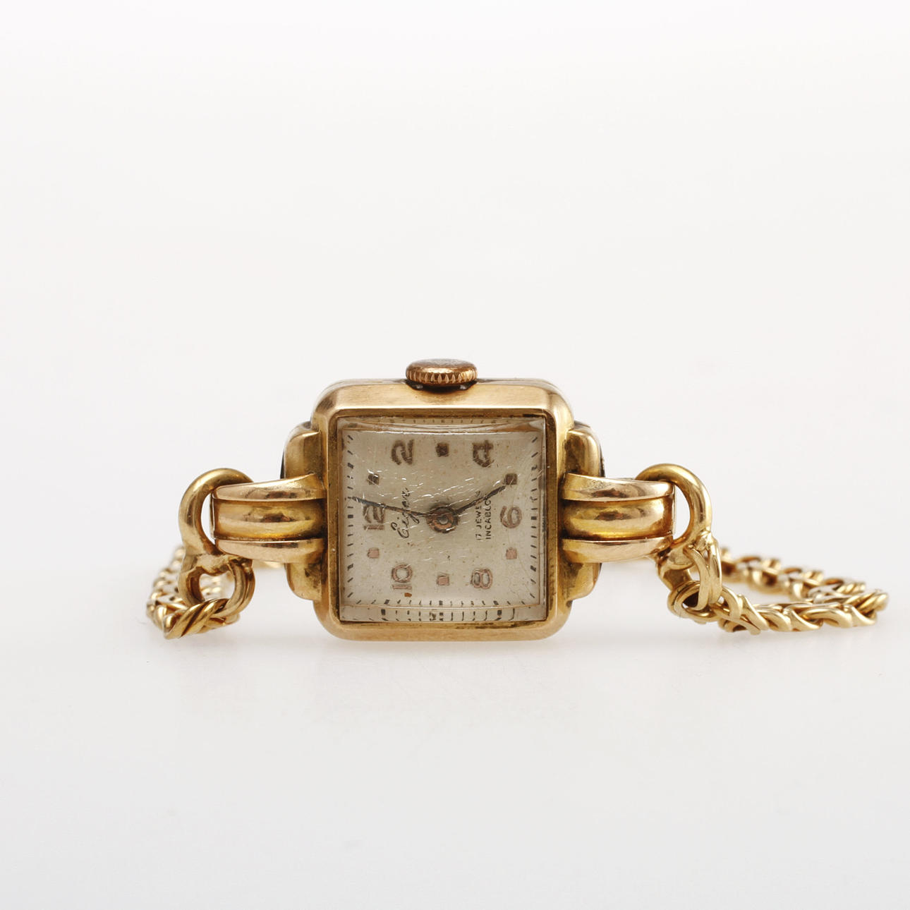 WOMEN'S BRACELET, Eiger, 18k gold in case and link. Total weight 18.2 ...