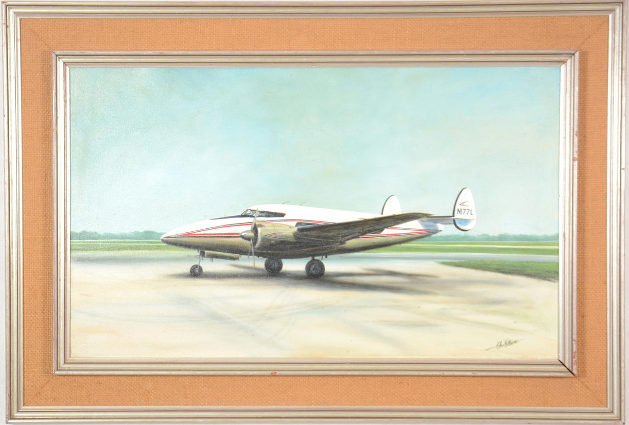 OIDENTIFIERAD KONSTNÄR. Olja på duk.