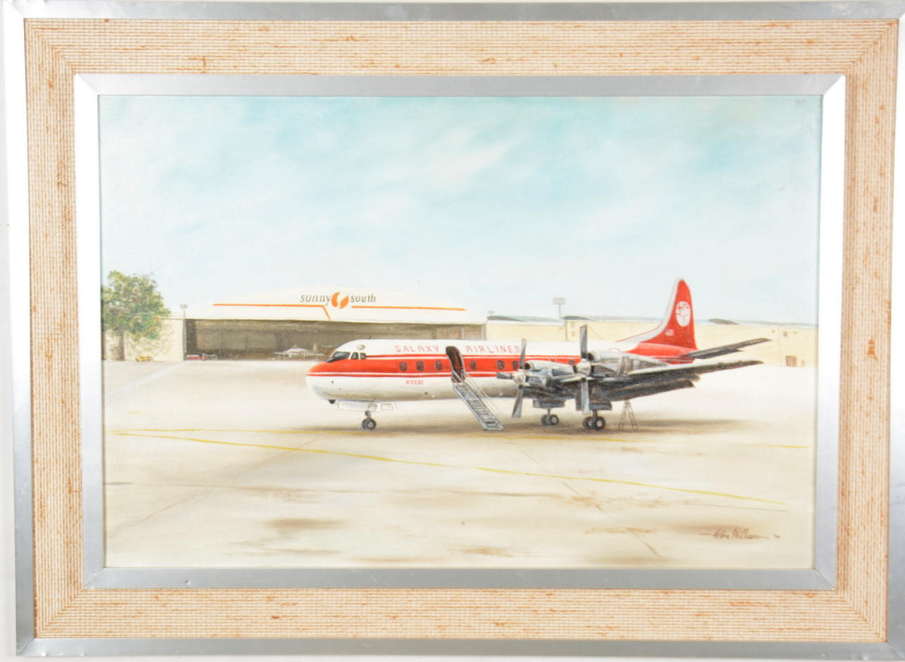 OIDENTIFIERAD KONSTNÄR. Olja på duk.