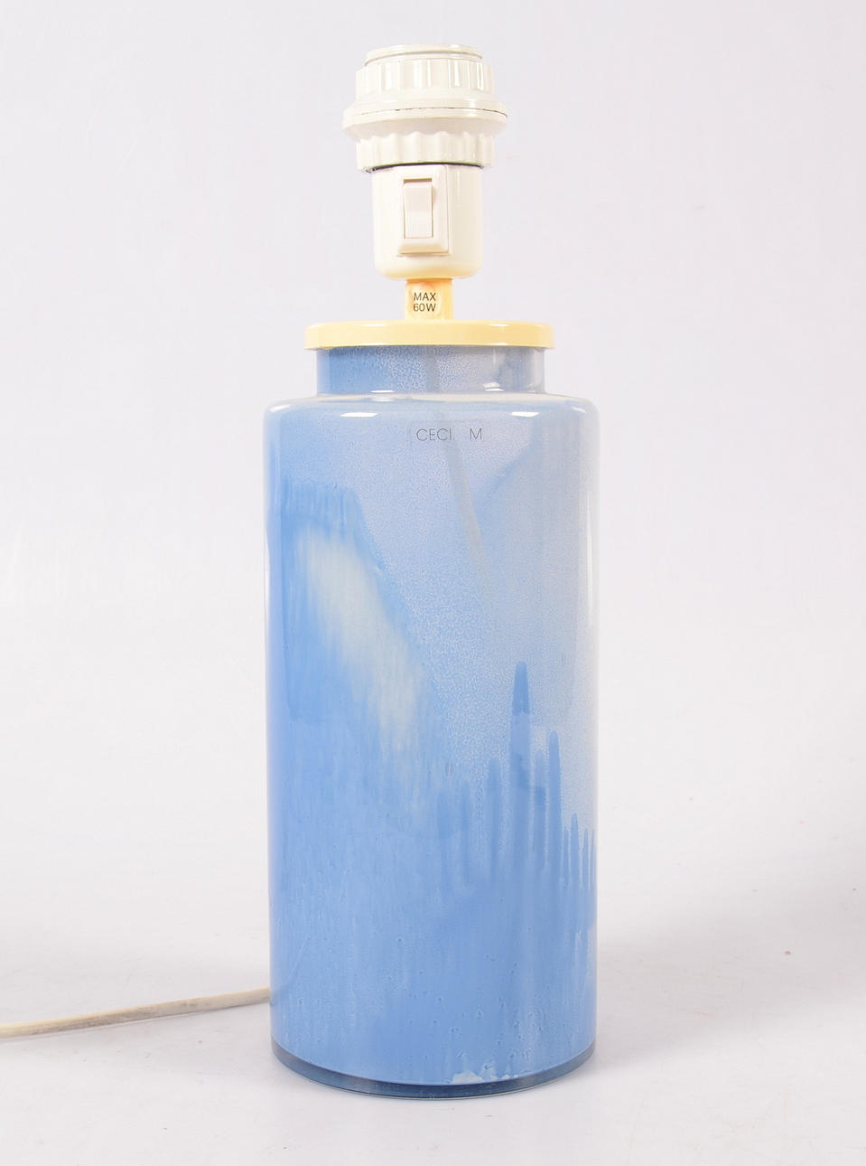 BORDSLAMPA, glas, Ceci M.