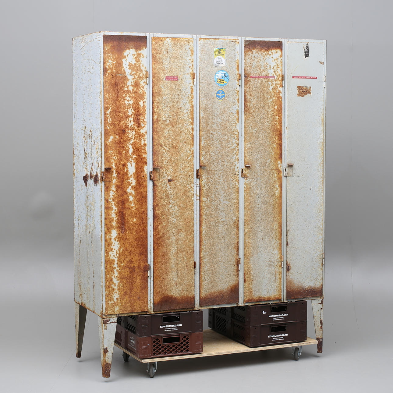 SKÅP, plåt, industri.