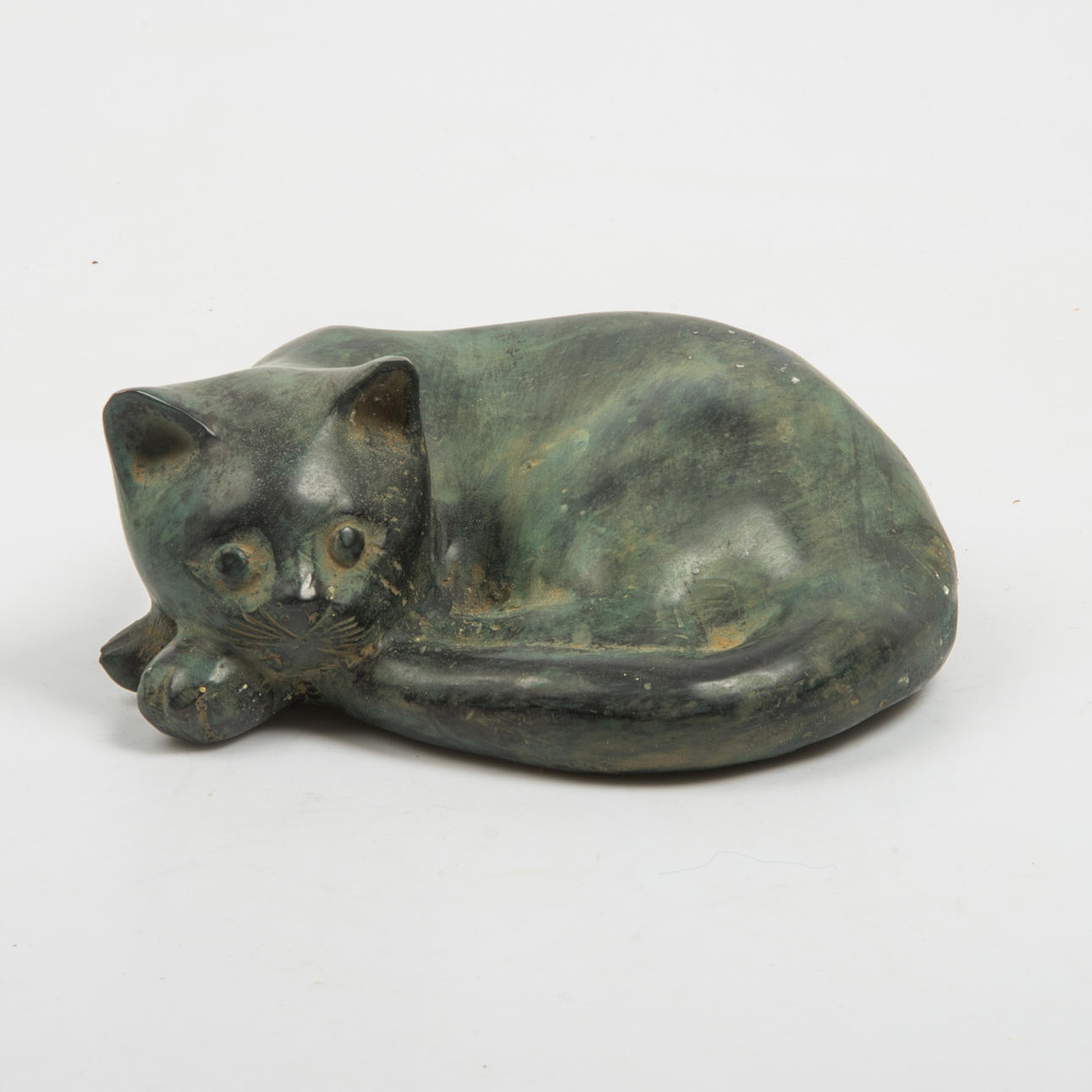 SKULPTUR, patineret bronze, kat.