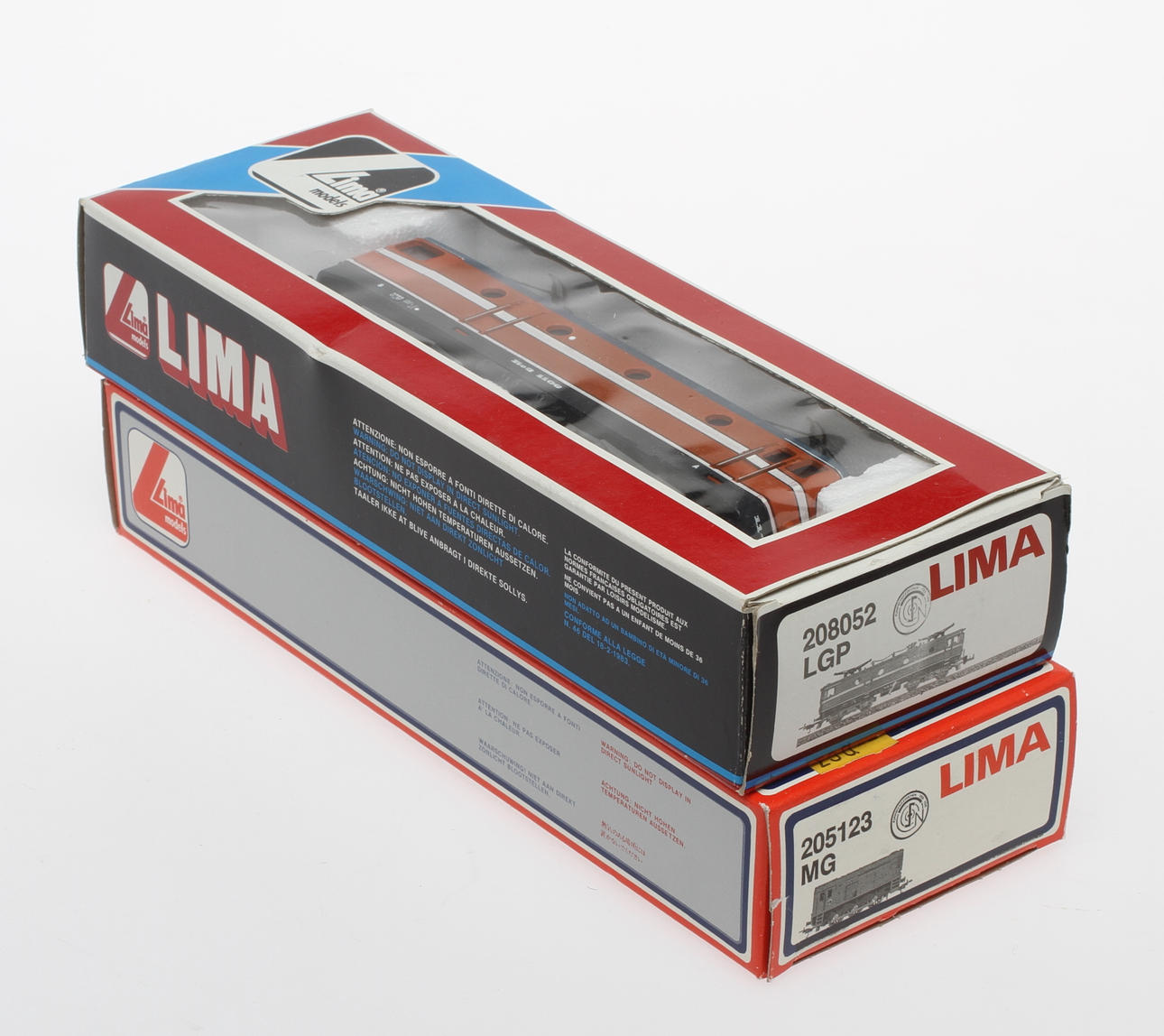 MODELLTÅG LIMA SJ:s lok Rc och V3 i originalkartonger.