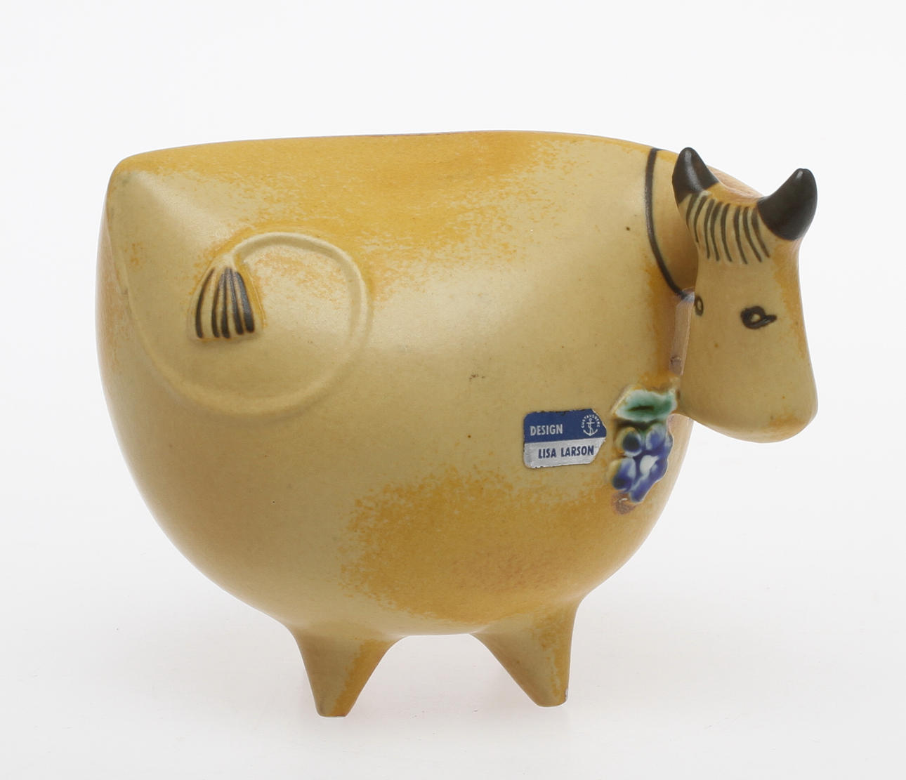 FIGURIN, Ko, stengods, Lisa Larsson, Gustavsberg.