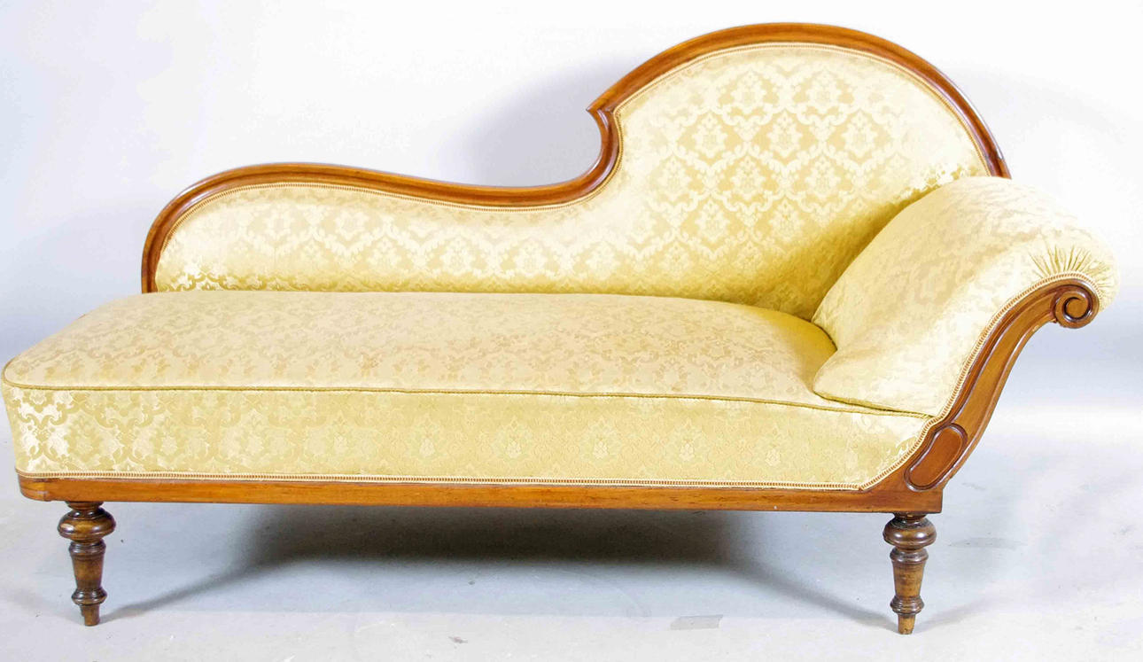 Kanapé, rokokostil, mahogny, 1880-tal.