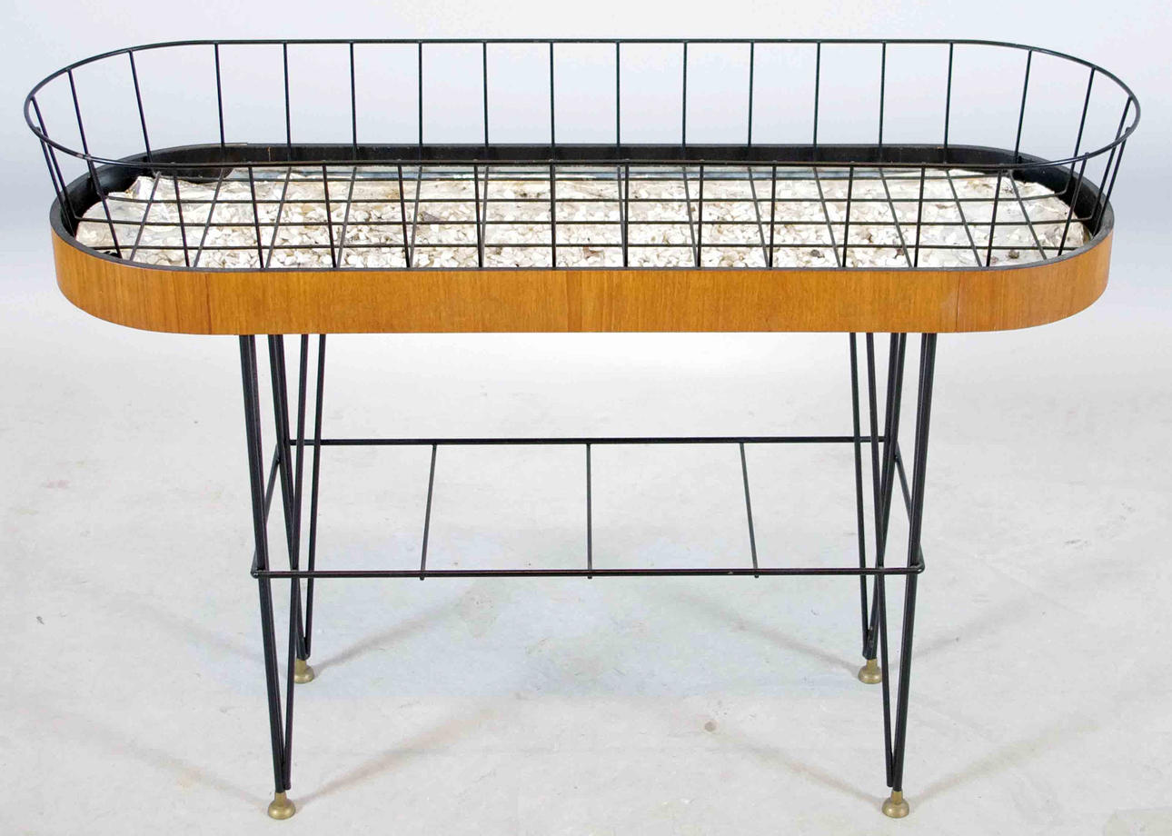 BLOMSTERBORD, teak/string.