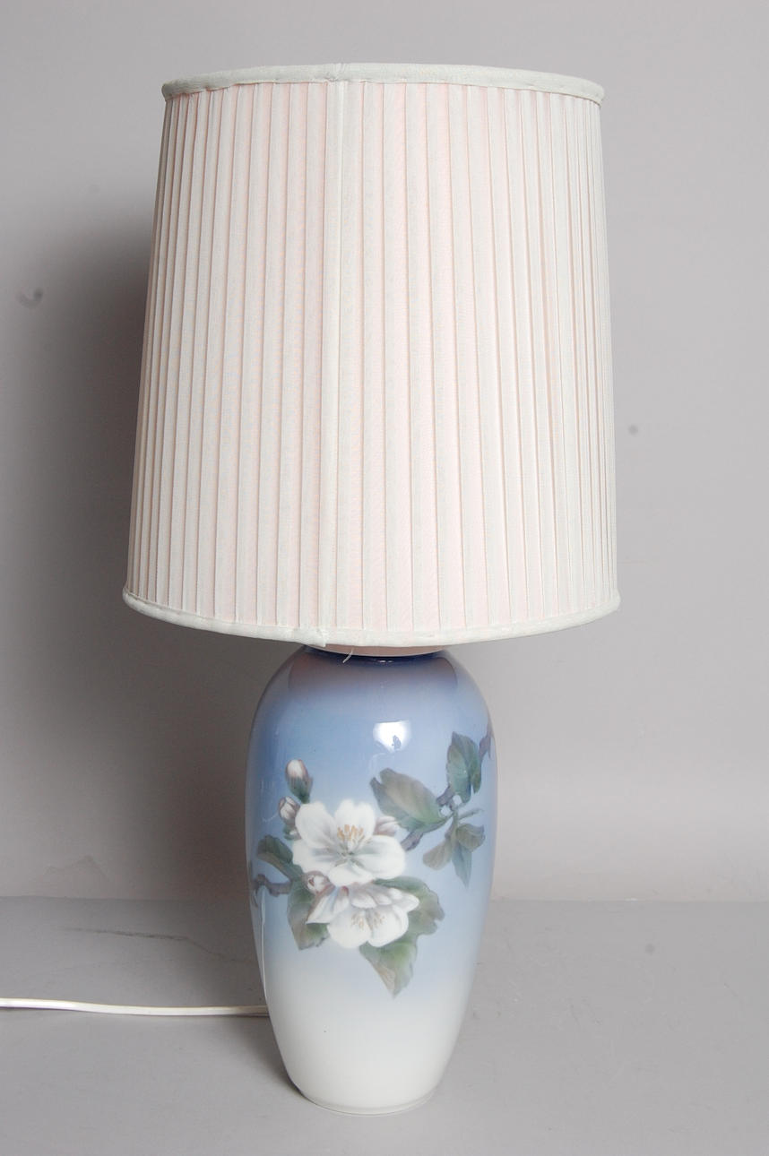 BORDSLAMPA, porslin, Royal Copenhagen.