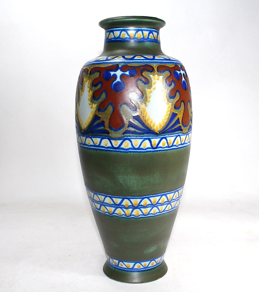 GULVVASE, gouda keramik, Holland.