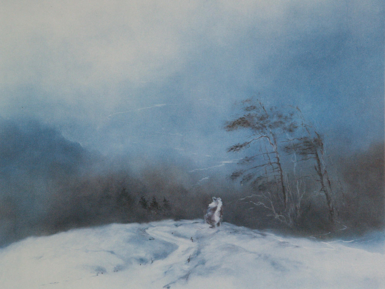 REITER, RUDOLF L. ROMANTIC MOUNTAIN LANDSCAPE.
