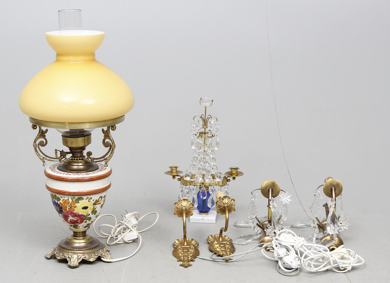 BELYSNINGSFÖREMÅL, 6 delar, 1900-tal.