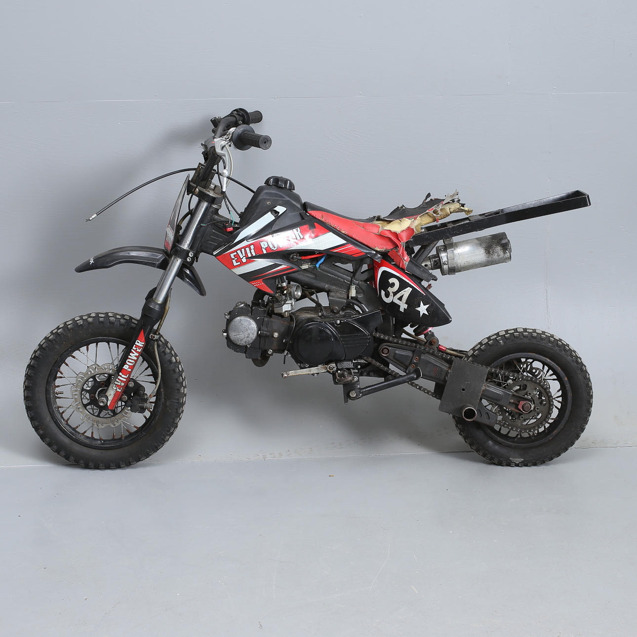 FIDDY, Motorrad 124 CC, Evil Power.