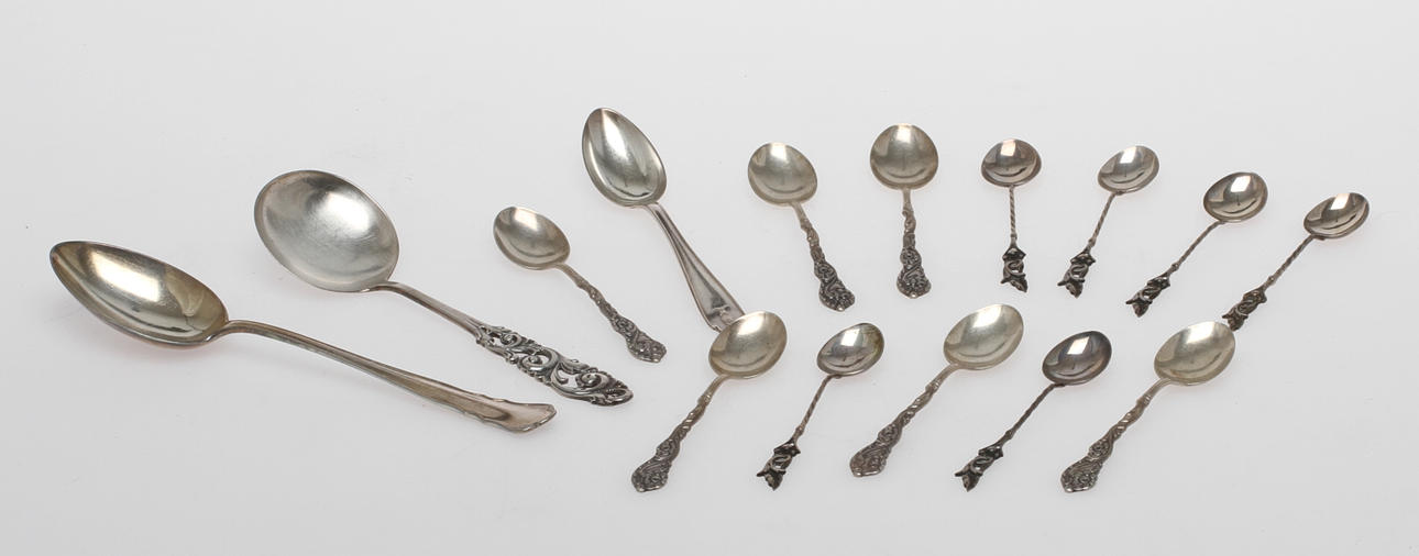 PARTI SKEDAR, silver, varierande modeller.