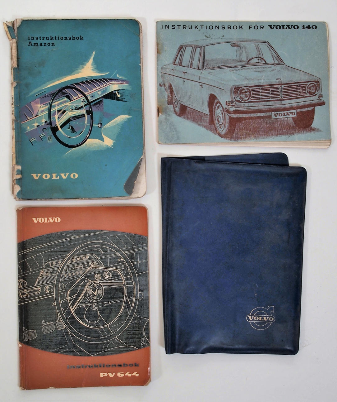 INSTRUKTIONSBÖCKER AMAZON, PV544 OCH VOLVO 140.