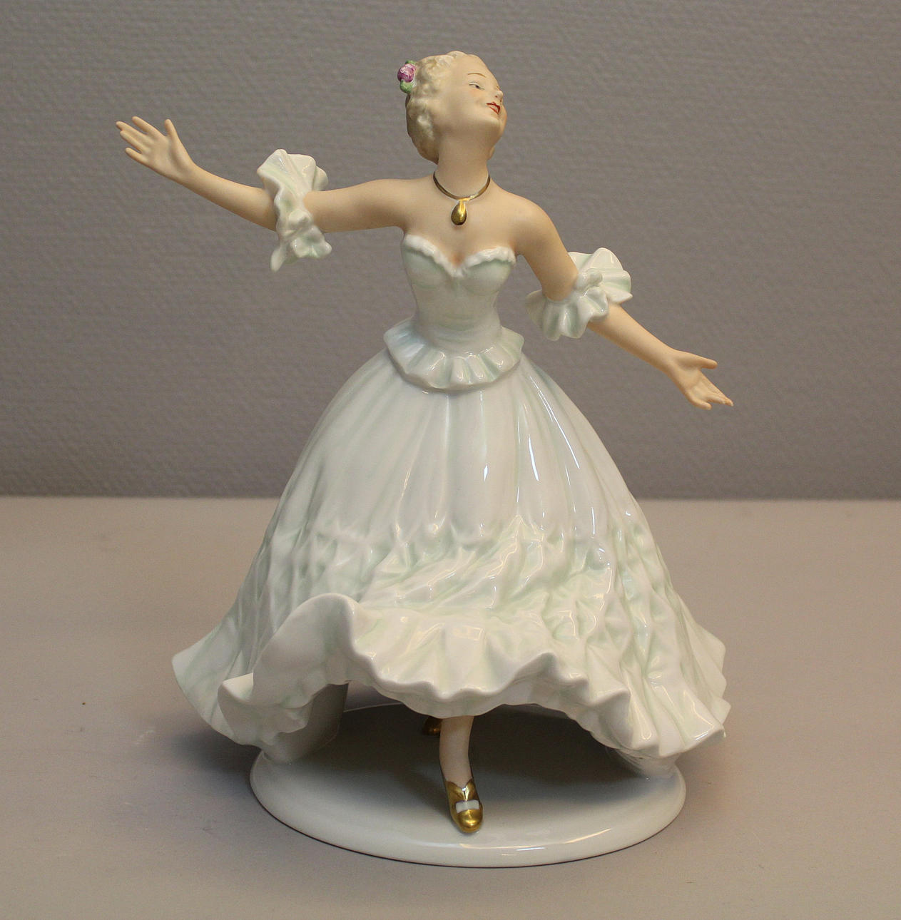 FIGURIN, Dansös. Wallendorf Thuringen, Tyskland.