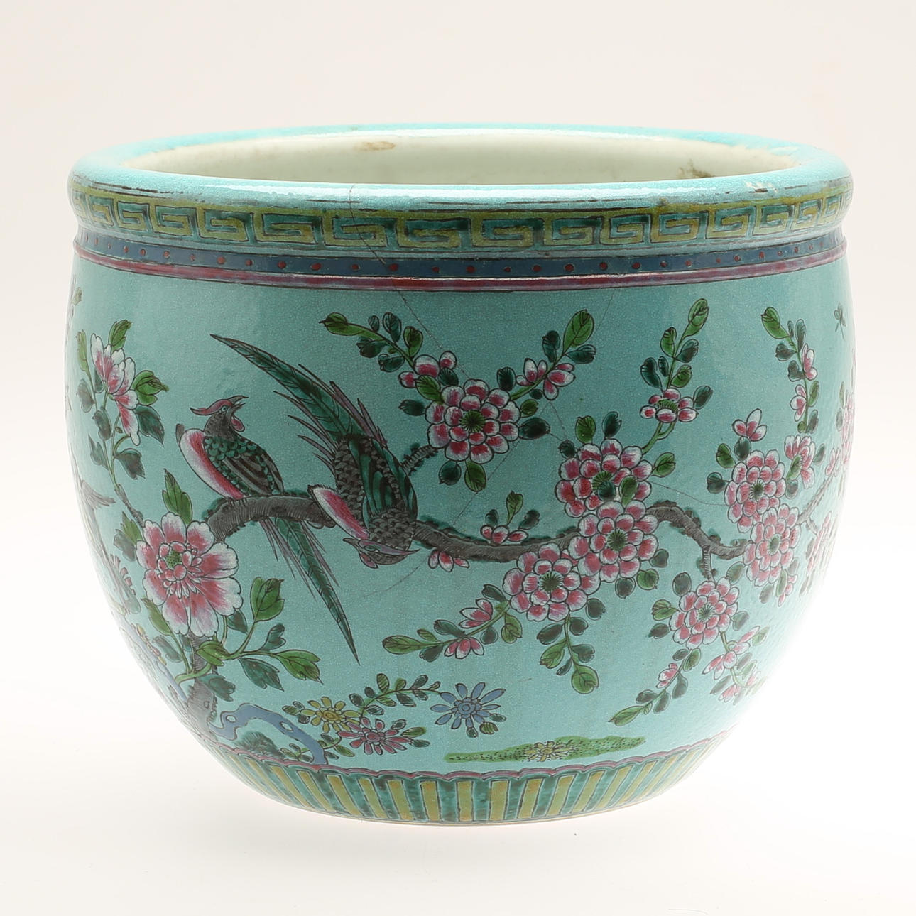 MACETERO, porcelana, China.