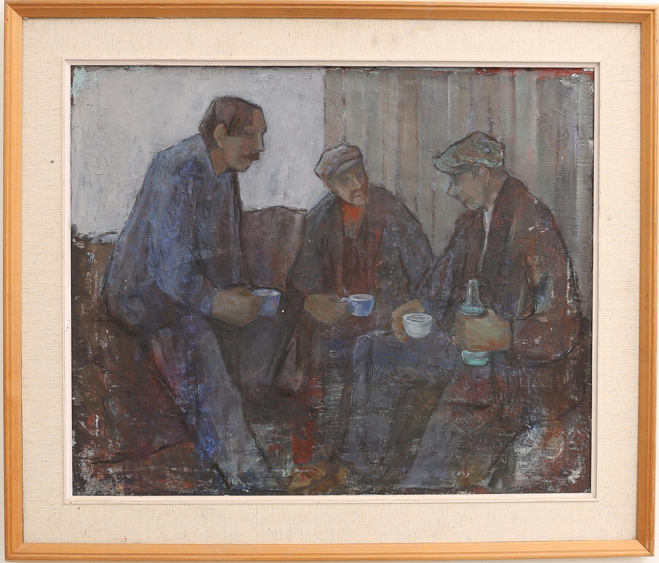 GUNNAR DANIELSSON. Olja på duk, signerad.