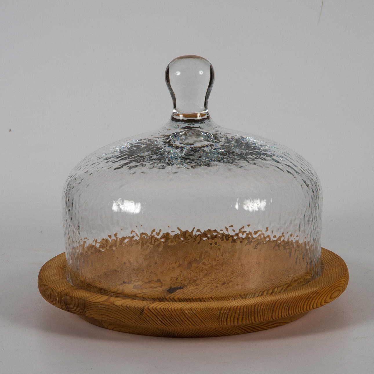 TÅRTKUPA, glas/trä.