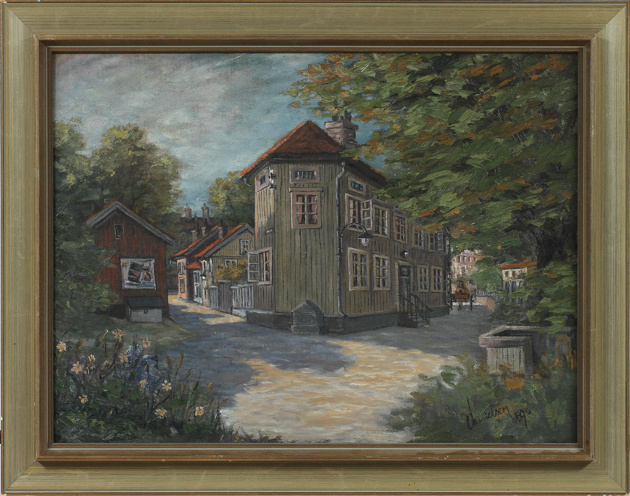 ALF DANIELSEN. Olja på duk. Signerad och daterad -59.