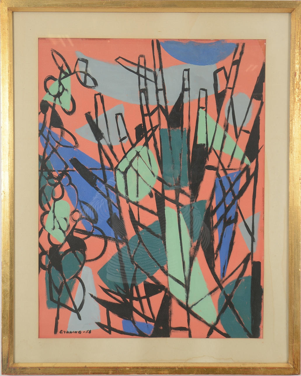 LARS GYNNING. Gouache.