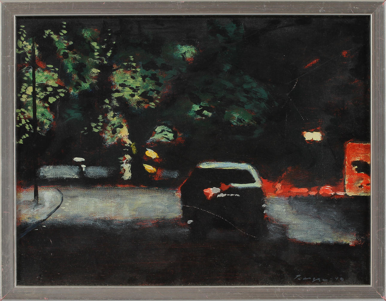 KALLE BERGGREN. Olja på duk. Signerad och daterad -90.