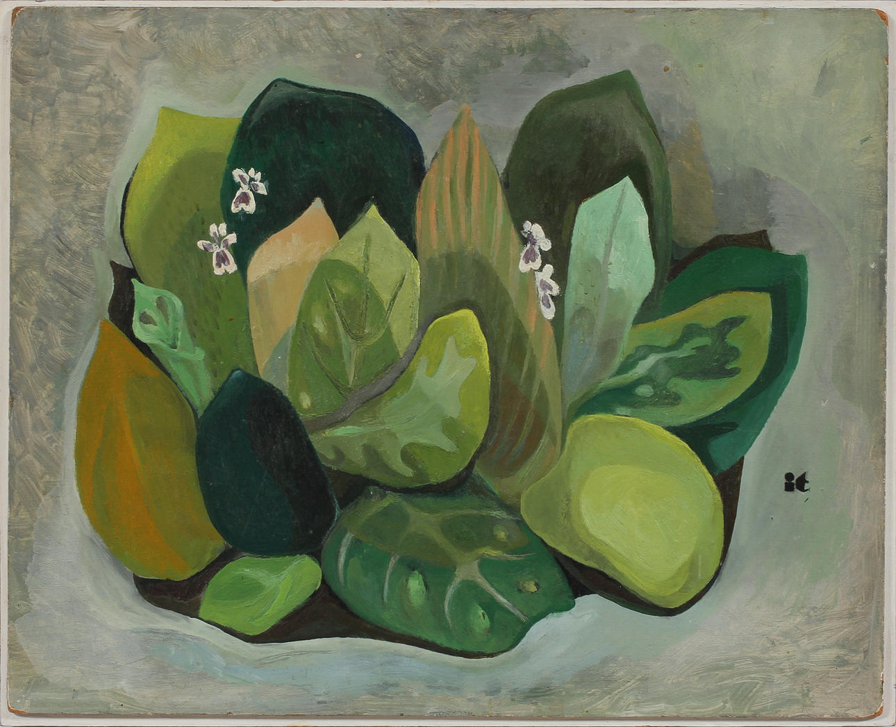 INGEGERD TORHAMN. Olja på pannå. Signerad.