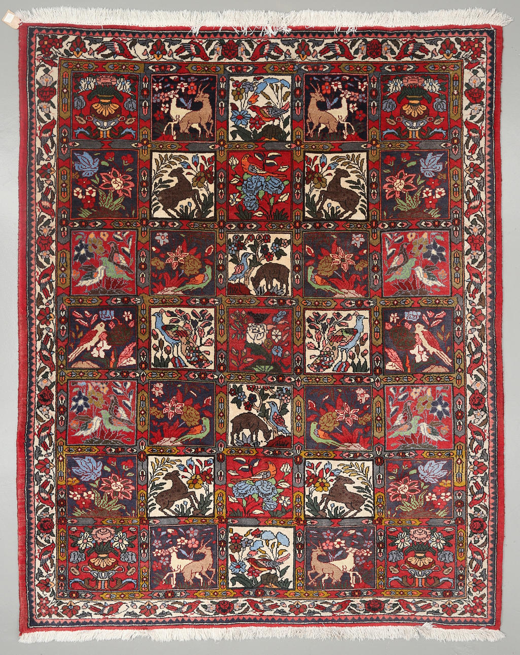 ALFOMBRA, Bakhtiari, Irán, 201x160 cm.