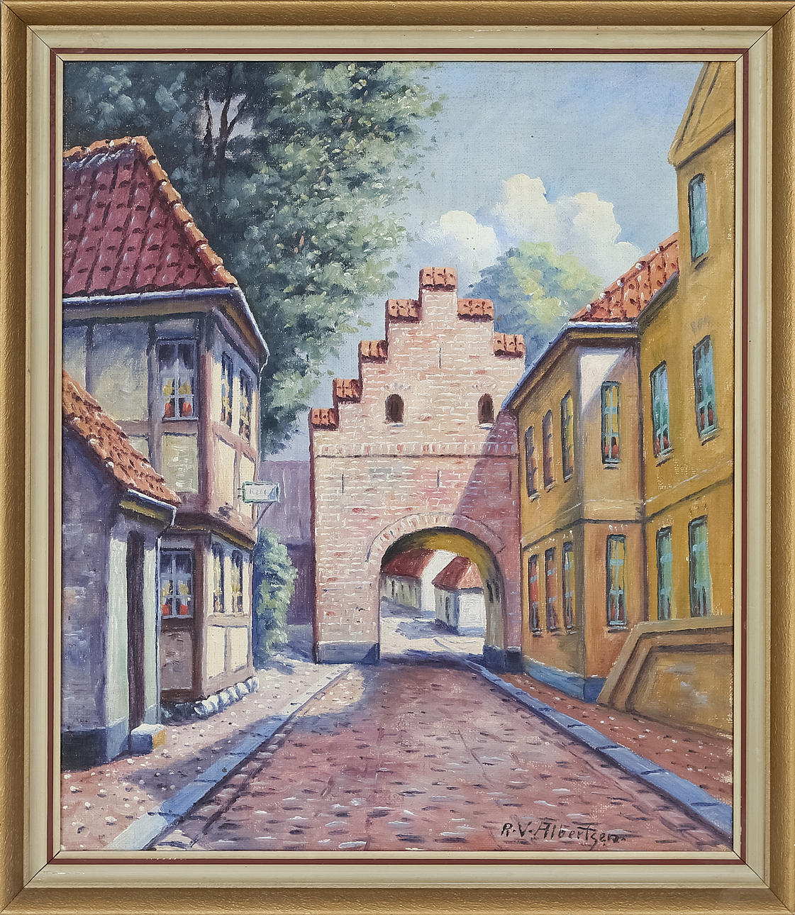OIDENTIFIERAD KONSTNÄR, olja på duk, 1900-tal.
