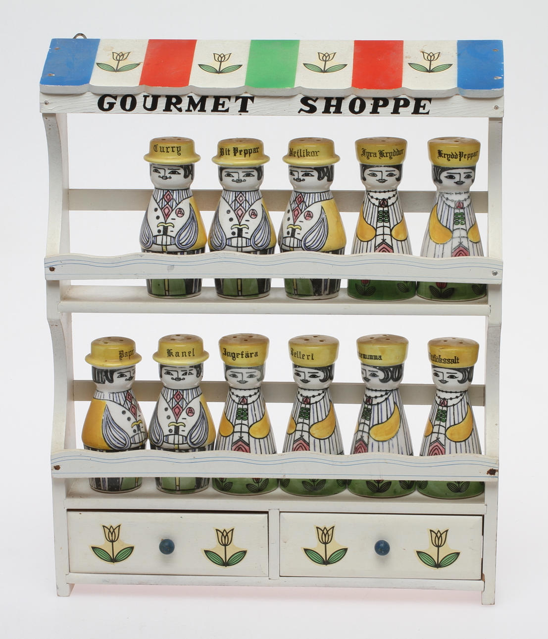 KRYDDSTÄLL, "Gourmet Shoppe", 1900-talets andra hälft.