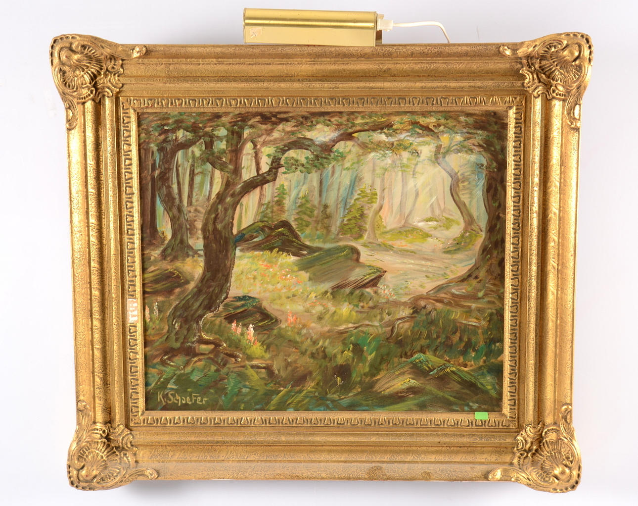 KARL SCHAEFER. Olja på duk.