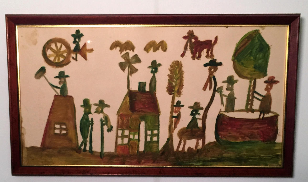 NILS "BJÖRNJÄGARN" RUNDGREN. FIGURKOMPOSITION.