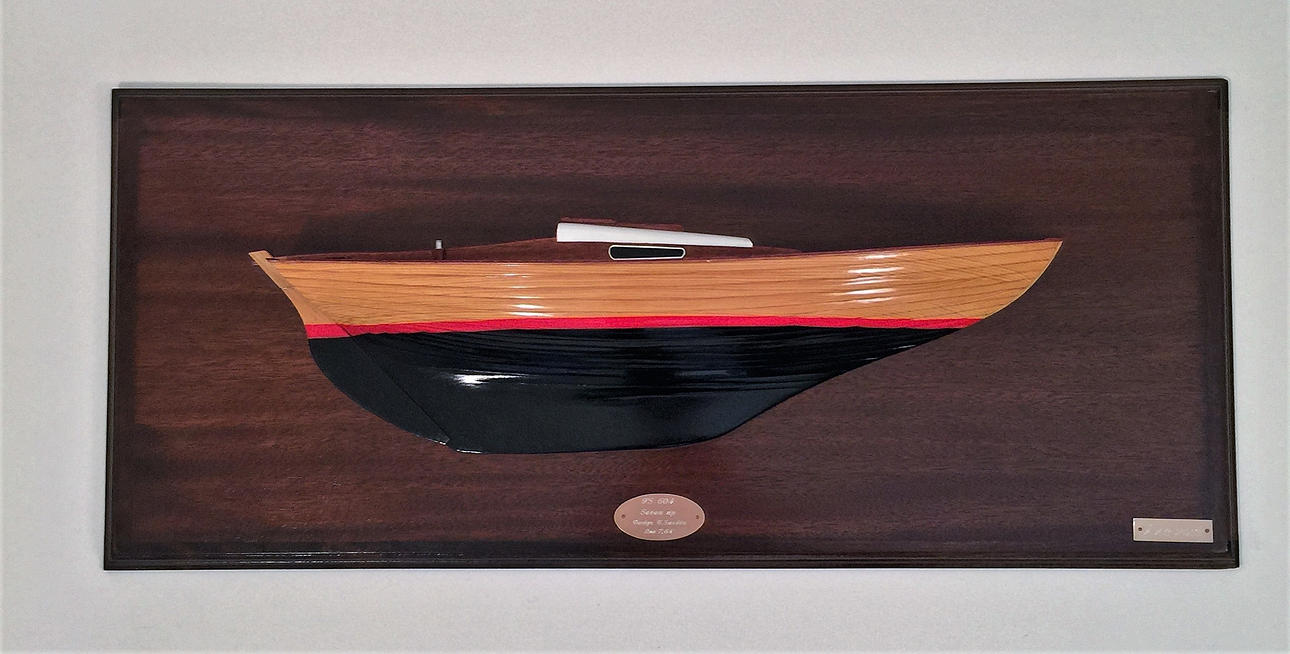 BÅT HALVMODELL, SEVEN UP.