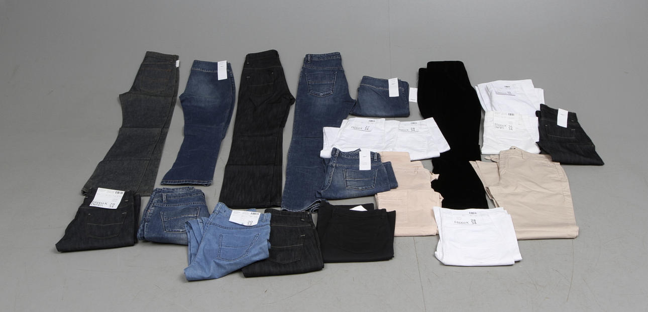 BYXOR, 20 st, Filippa K, Konkurs efter Mon-Gör AB/Kings.