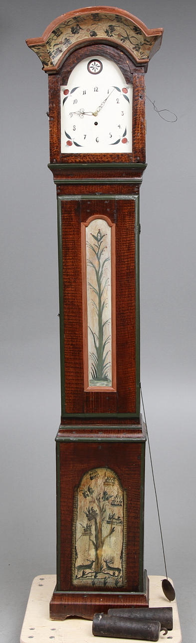 GOLVUR, barocktyp, höjd 226 cm, 1700/1800 tal.