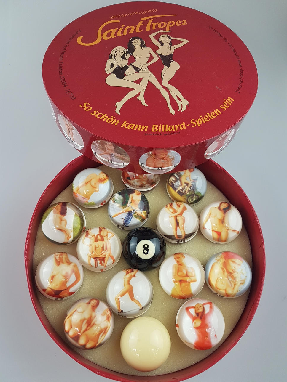 BOLAS DE BILLAR ERÓTICAS - Saint Tropez.