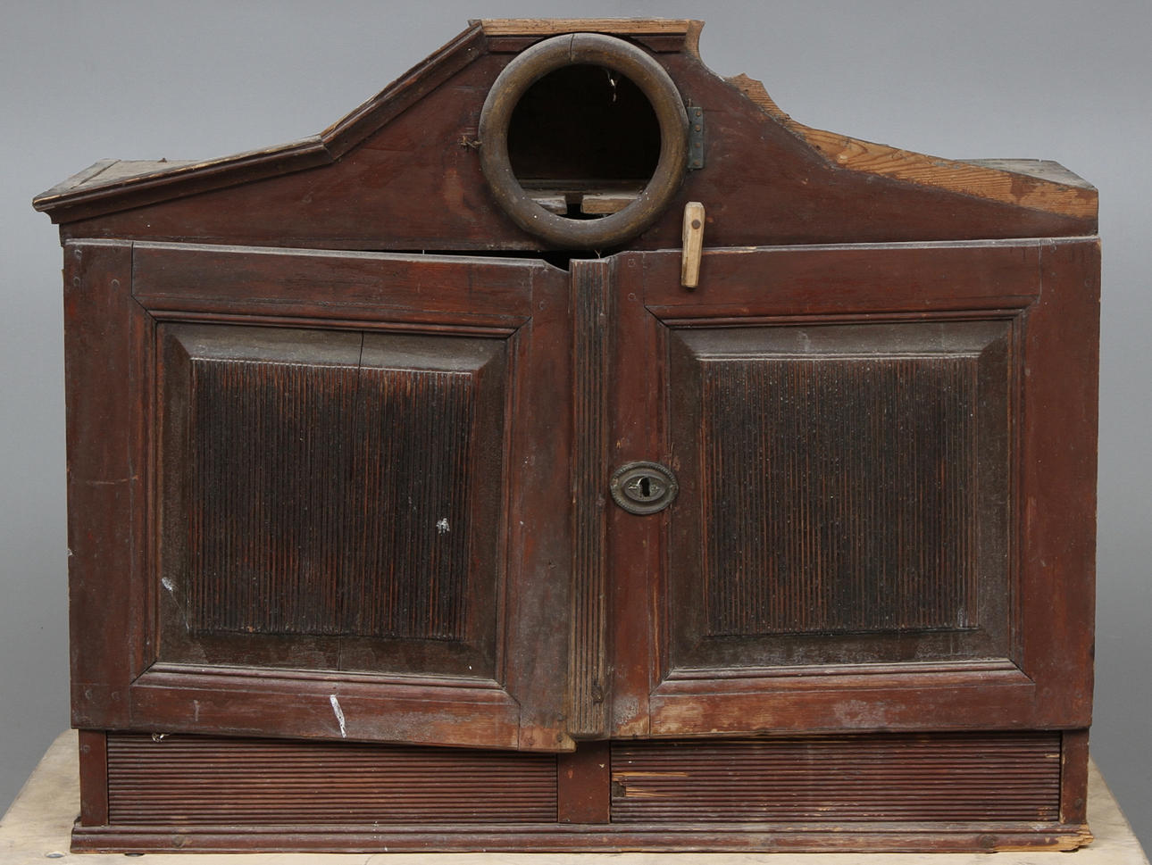 KLOCKSKÅP, Allmoge, Gustavianskt, 1700/1800 tal.