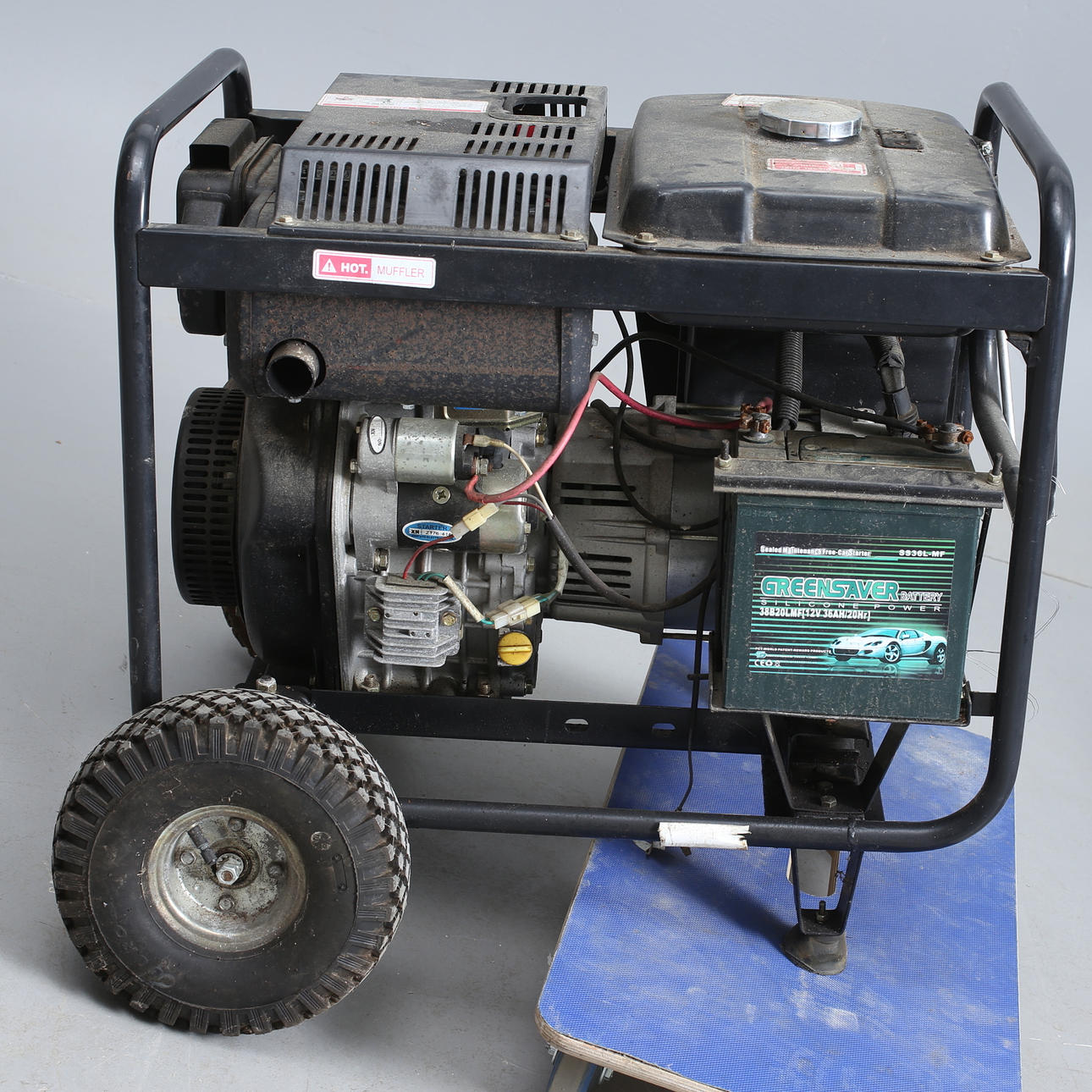 ELAGGREGAT, Dieseldrivet, elstart. / 7 KW, 10 HP.