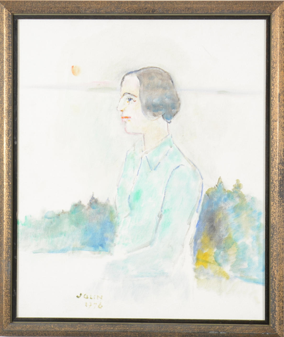 EINAR JOLIN. Olja på duk.