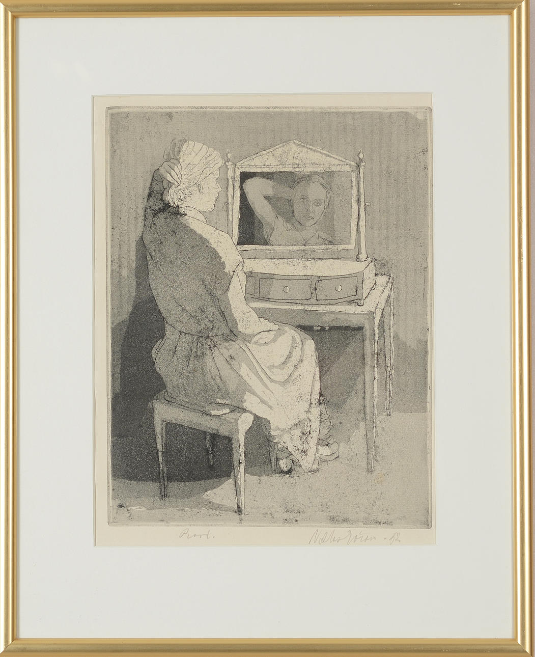 NIKLAS GÖRAN. Etsning.