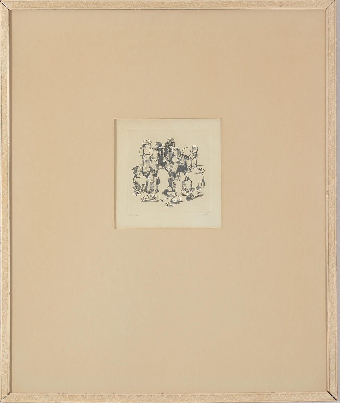 JANNE DAHL. Etsning.