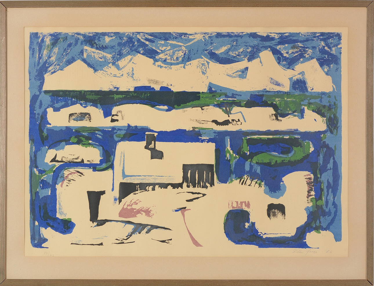 SIXTEN HAAGE. Color lithograph.
