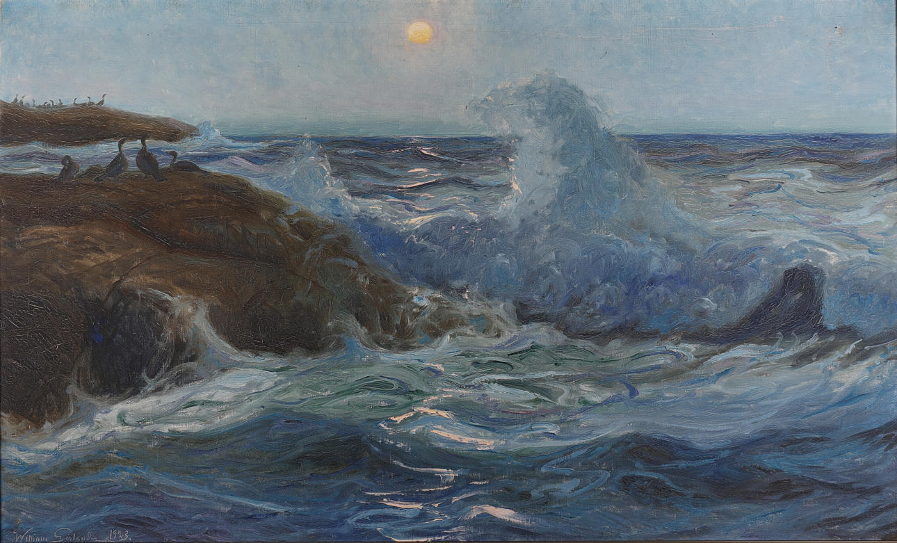 WILLIAM GISLANDER. Olja på duk, sign & dat 1923.