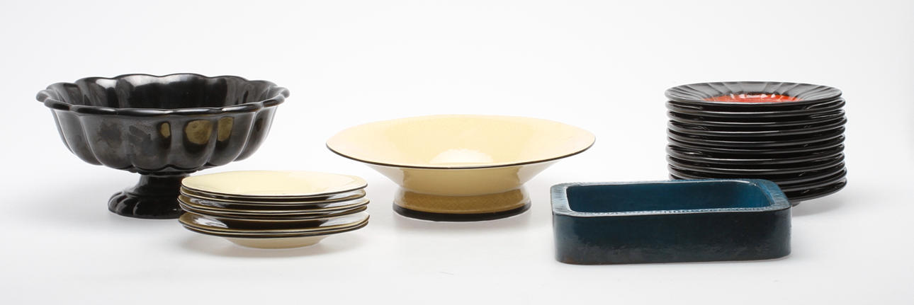 KERAMIKFÖREMÅL, 20 delar, Rörstrand och Upsala Ekeby.