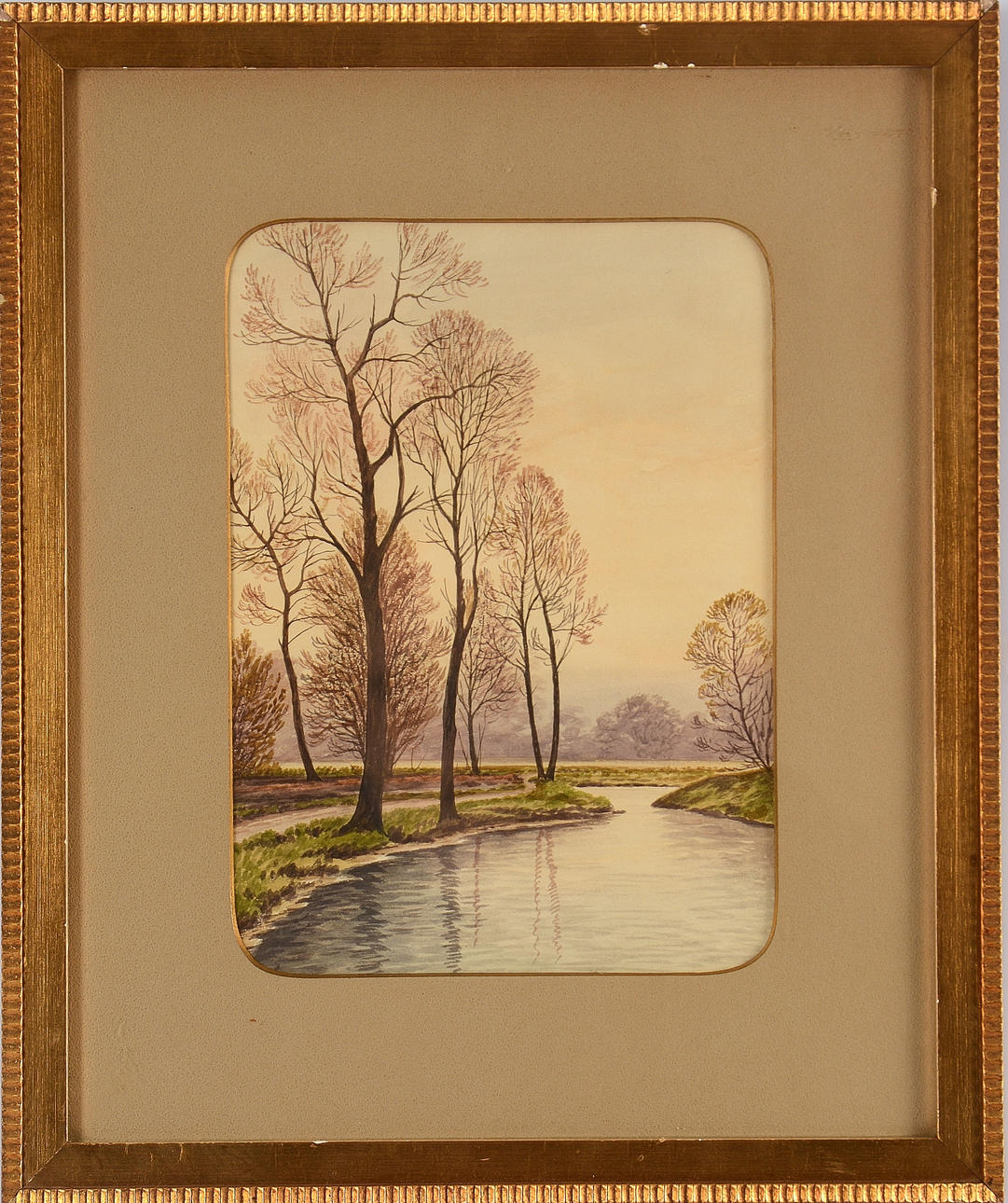 OKÄND KONSTNÄR. Akvarell.