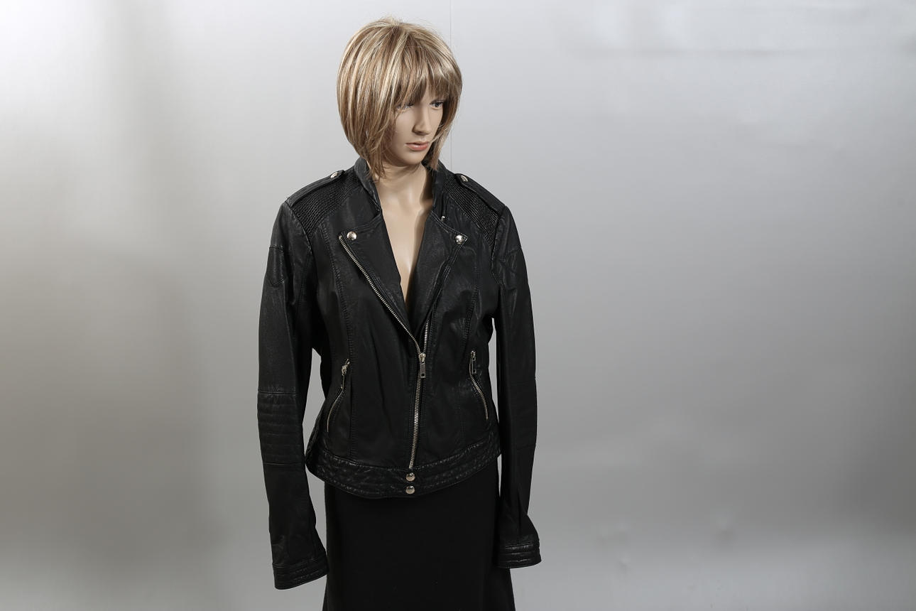 JACKET, black leather, Jofama by Marie Serneholt.