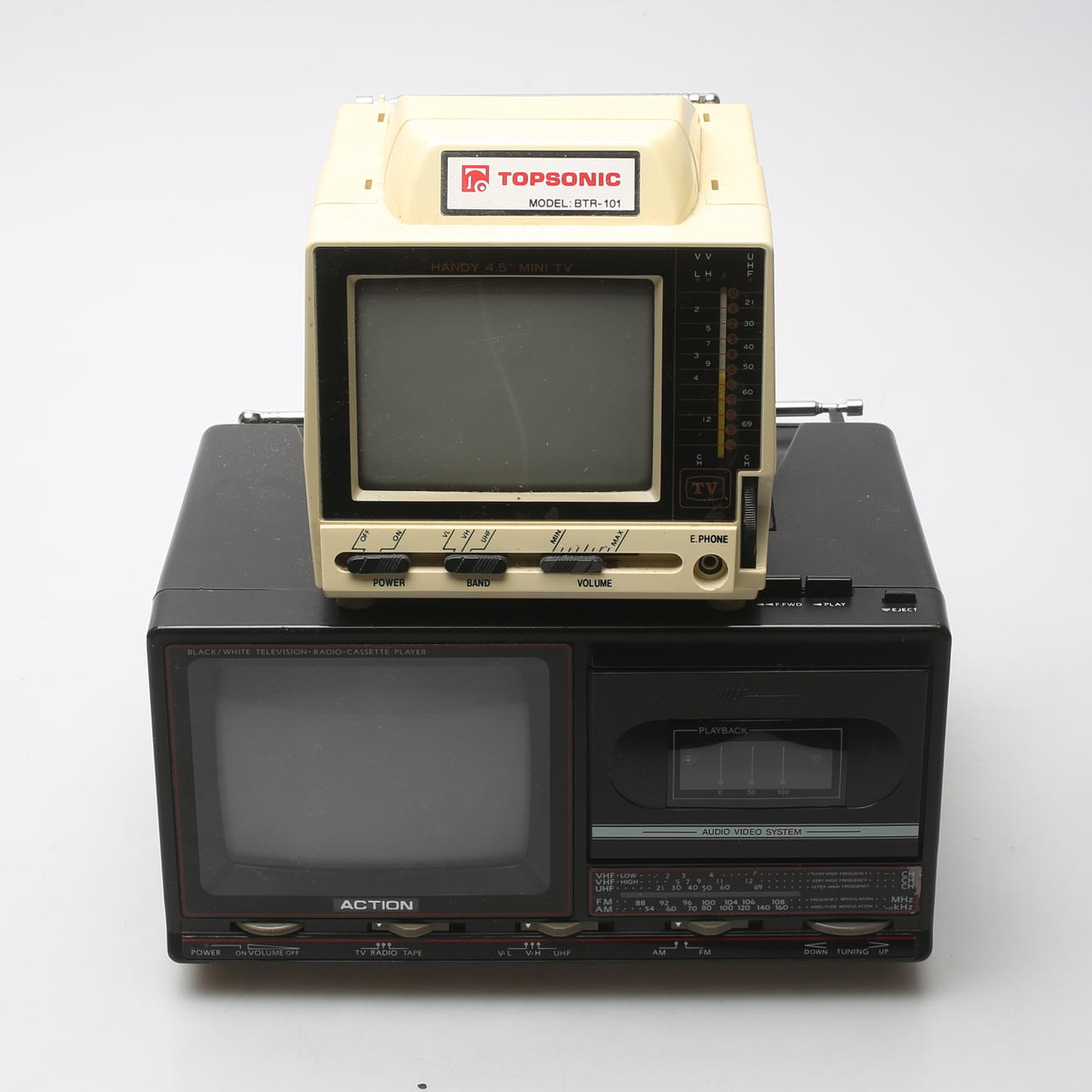 TV DEVICES, 2 pcs, 1980s.