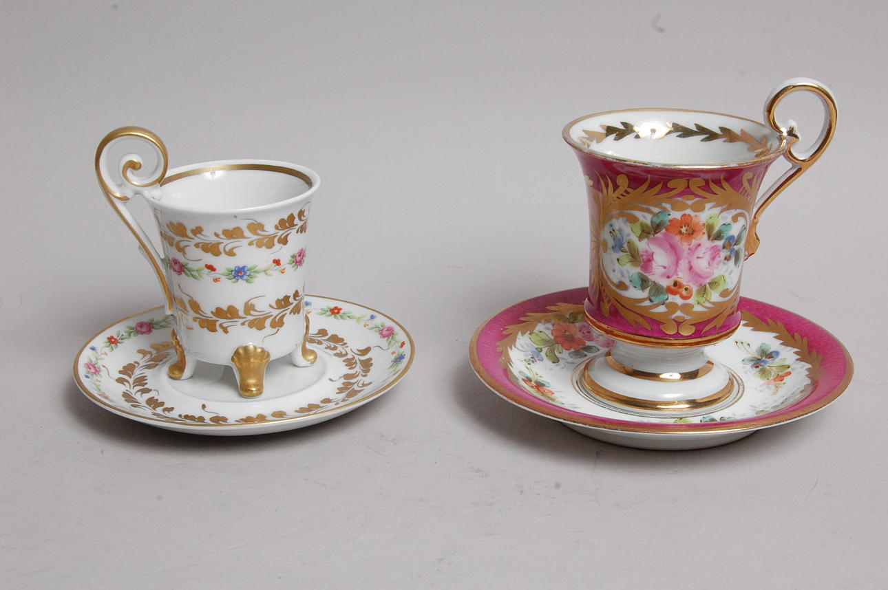 KOPPAR, 2 delar, empire stil, 1900-tal Limoges.