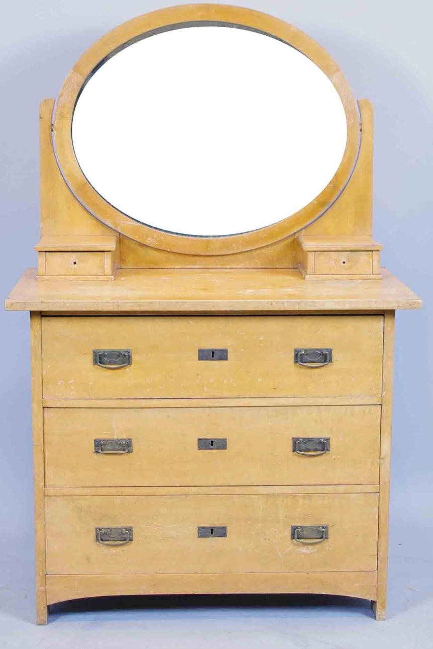 SPEGELBYRÅ, björk, tidigt 1900-tal.