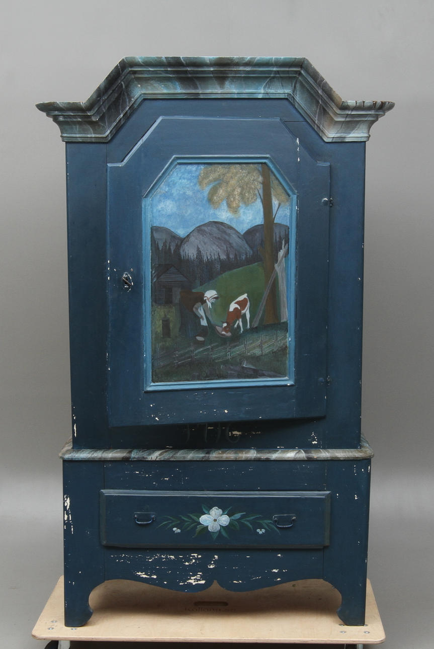 SKÅP, allmoge, Jämtland, daterat 1796.