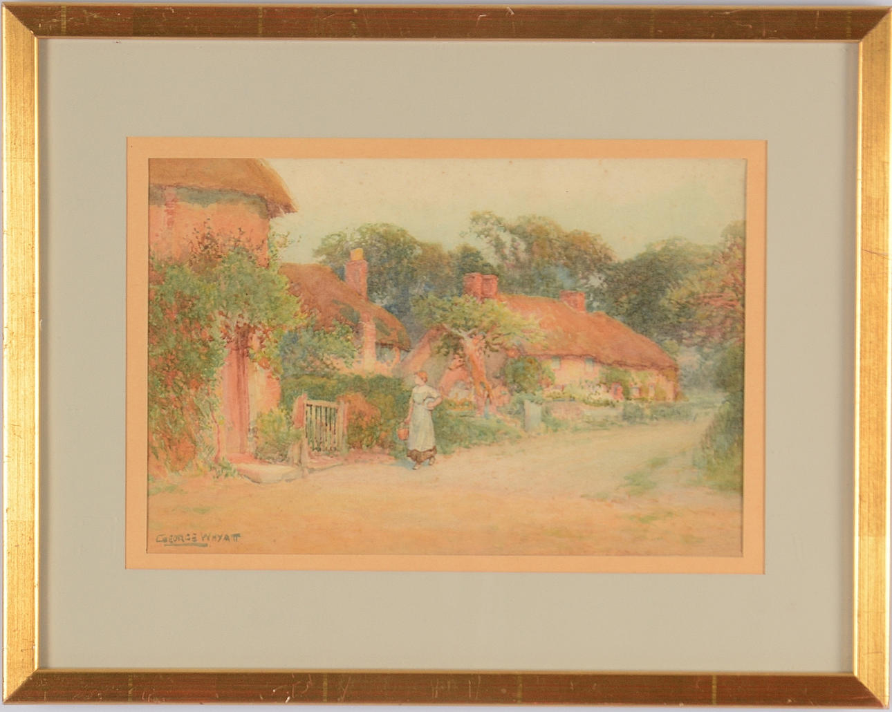 GEORGE WHYATT. Akvarell.